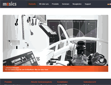 Tablet Screenshot of mesics.de